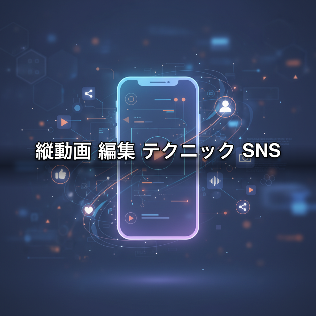 SNSで伸びる縦動画の編集テクニック