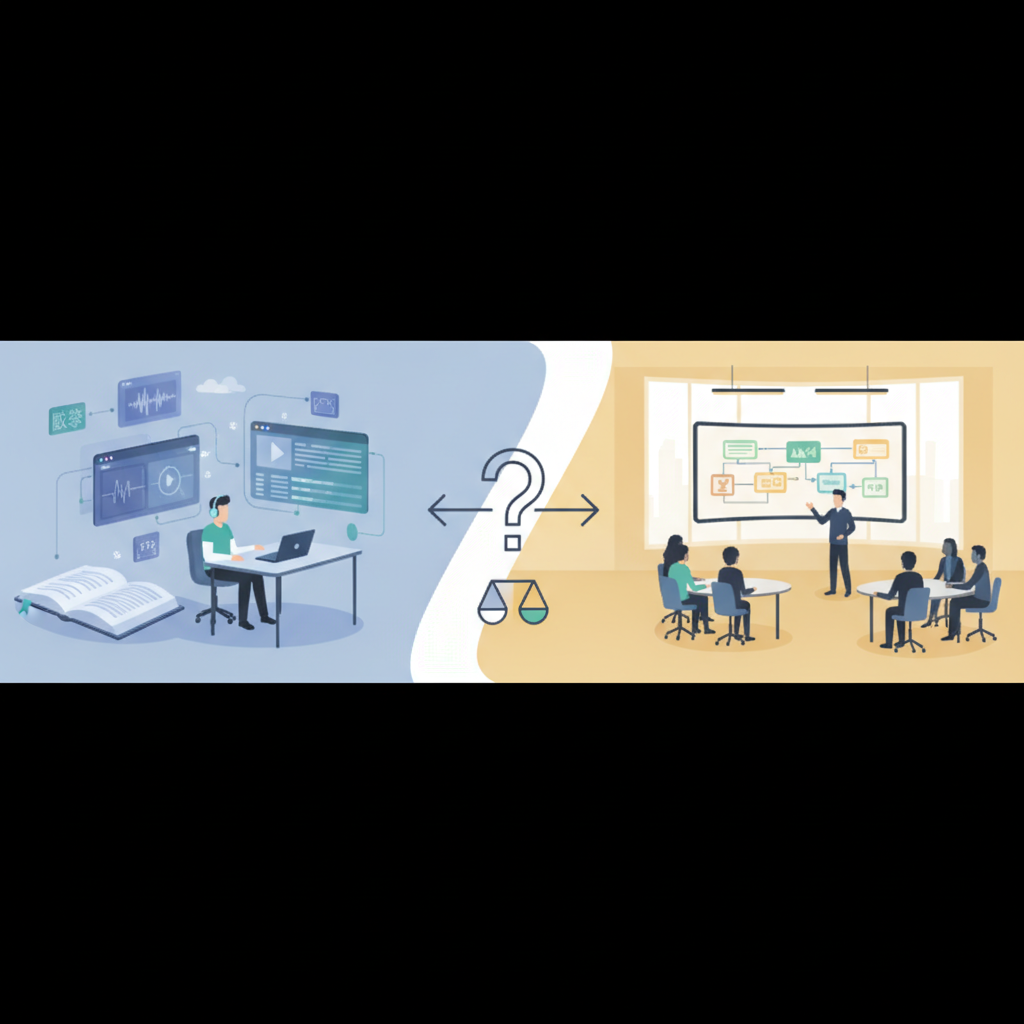 独学とスクール、あなたに合うのはどちら?【タイプ別診断】のイメージ